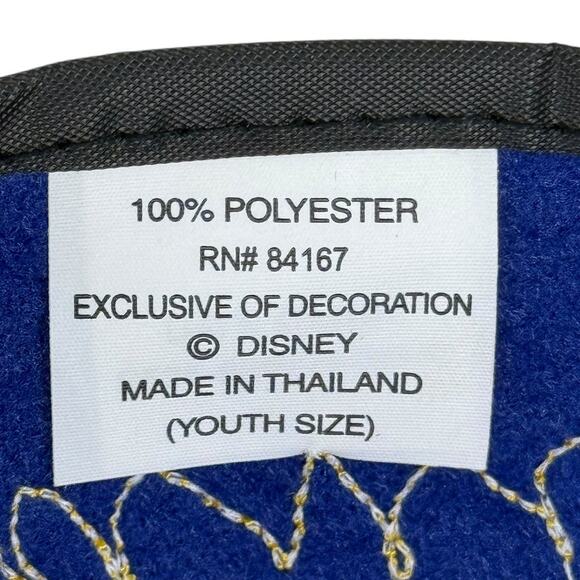 Disneyland Mickey Mouse Ears Blue With Patch (Gavin embroidered on back) Youth - Picture 3 of 7